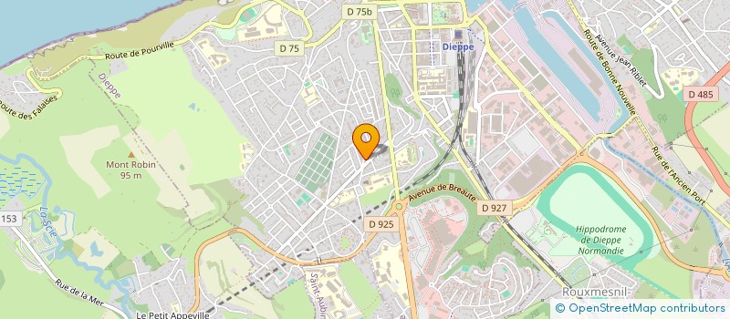 localisation de l'entreprise MONSIEUR WESLEY MOTTE  DIEPPE