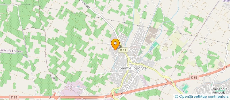 localisation de l'entreprise MONSIEUR WESLEY NOZET  SAINT-HIPPOLYTE