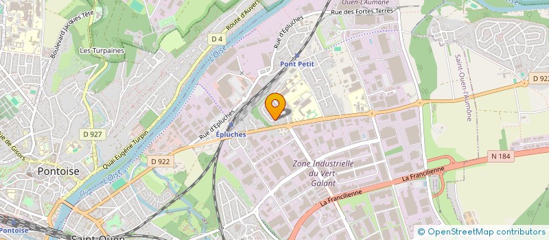 localisation de l'entreprise MONSIEUR WESLEY PEREIRA  SAINT-OUEN-L'AUMONE