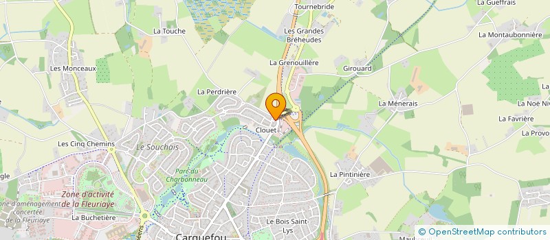 localisation de l'entreprise MONSIEUR WESLEY ROUESNE à CARQUEFOU