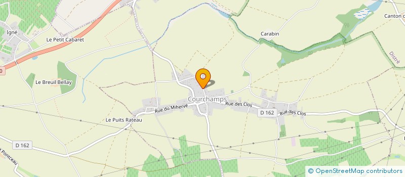 localisation de l'entreprise MONSIEUR WESLEY SAUNIER  COURCHAMPS