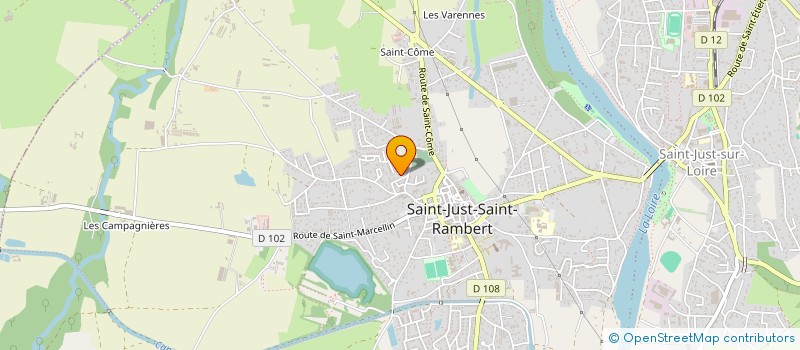 localisation de l'entreprise MONSIEUR WESLEY SOLY à SAINT-JUST-SAINT-RAMBERT