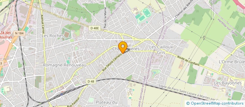 localisation de l'entreprise MONSIEUR WESLEY SOUSA DA SILVA  CONFLANS-SAINTE-HONORINE