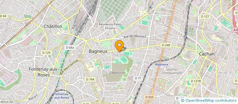 localisation de l'entreprise MONSIEUR WESLEY SYLVES à BAGNEUX