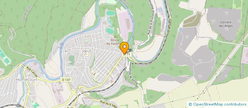 localisation de l'entreprise MONSIEUR WESLEY WEISS  GUENANGE