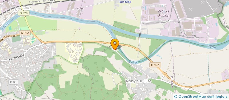 localisation de l'entreprise MONSIEUR WESLEY WINSTERSTIN  NOISY-SUR-OISE