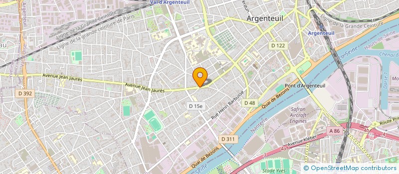 localisation de l'entreprise MONSIEUR WESLEY WINSTERSTIN  ARGENTEUIL