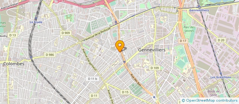 localisation de l'entreprise MONSIEUR WESSAME AMIL  ASNIERES-SUR-SEINE