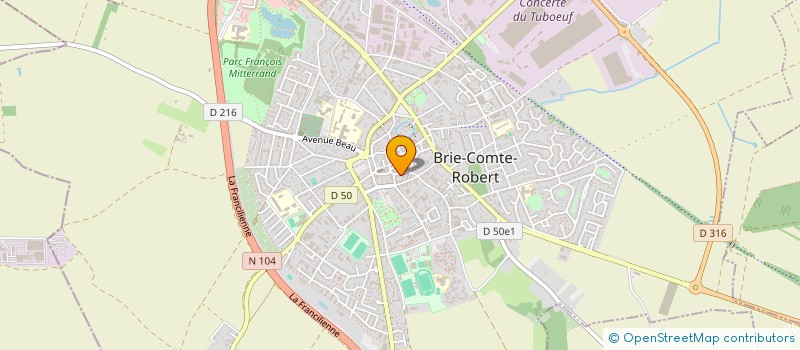 localisation de l'entreprise MONSIEUR WESSE NASCIMENTO WESSNER NASCIMENTO BERNADO  BRIE-COMTE-ROBERT