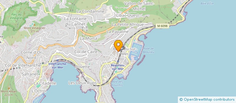 localisation de l'entreprise MONSIEUR WESSIM TOUILA  BEAULIEU-SUR-MER