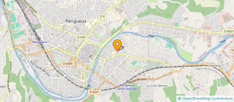 localisation de l'entreprise MONSIEUR WESTLEY OSHODIN  PERIGUEUX