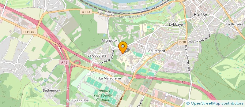 localisation de l'entreprise MONSIEUR WIDELSON PAULEUS  POISSY