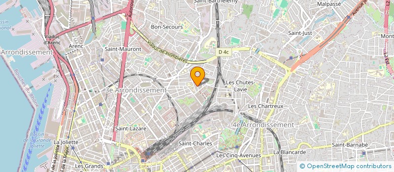 localisation de l'entreprise MONSIEUR WIELFRID GUEI  MARSEILLE