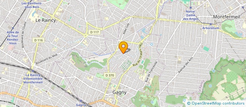 localisation de l'entreprise MONSIEUR WIESLAW PIETRYCHA  GAGNY