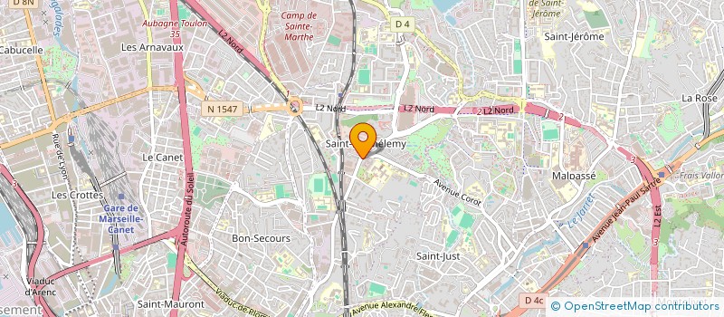 localisation de l'entreprise MONSIEUR WIHEB KHOUDIR à MARSEILLE
