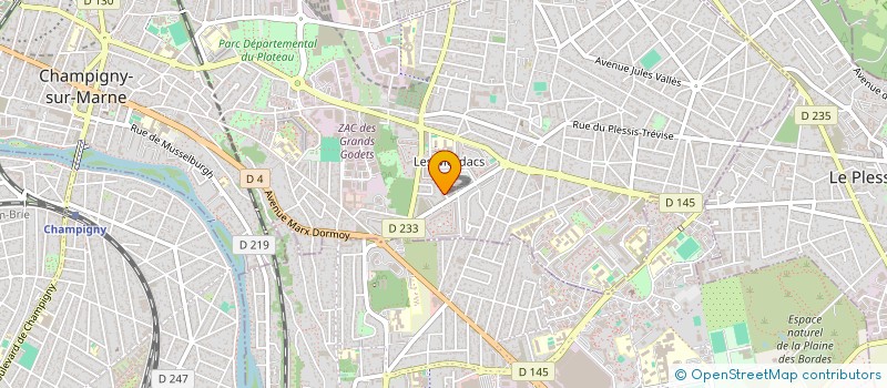 localisation de l'entreprise MONSIEUR WIILIAM'S ORLANDO  CHAMPIGNY-SUR-MARNE