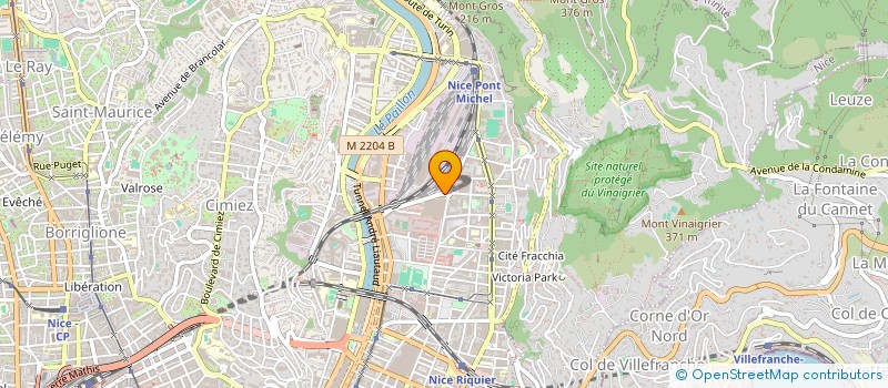 localisation de l'entreprise MONSIEUR WIKTOR KANIA  NICE