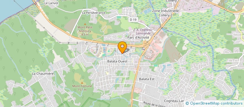 localisation de l'entreprise MONSIEUR WILBERT CASTOR  MATOURY