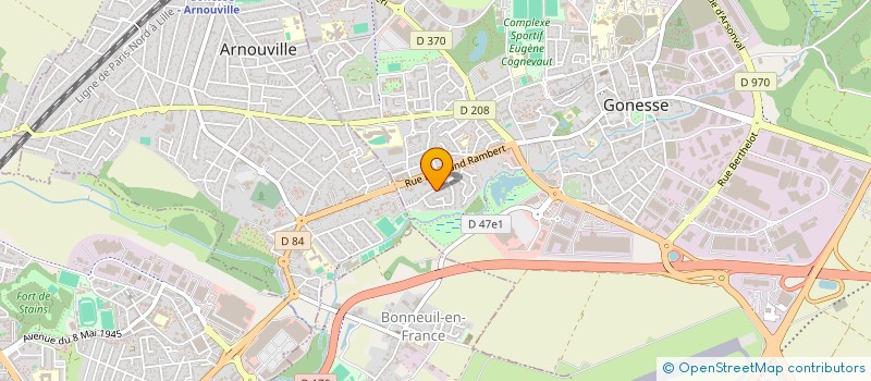 localisation de l'entreprise MONSIEUR WILDAIN BOSSE à GONESSE