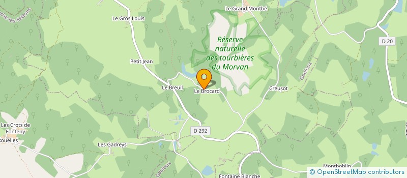 localisation de l'entreprise MONSIEUR WILDRIK BUREMA  GOULOUX