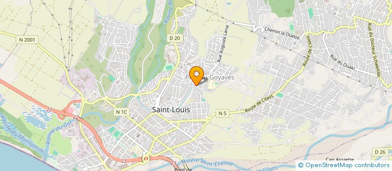 localisation de l'entreprise MONSIEUR WILDY ABBEZZOT à SAINT-LOUIS
