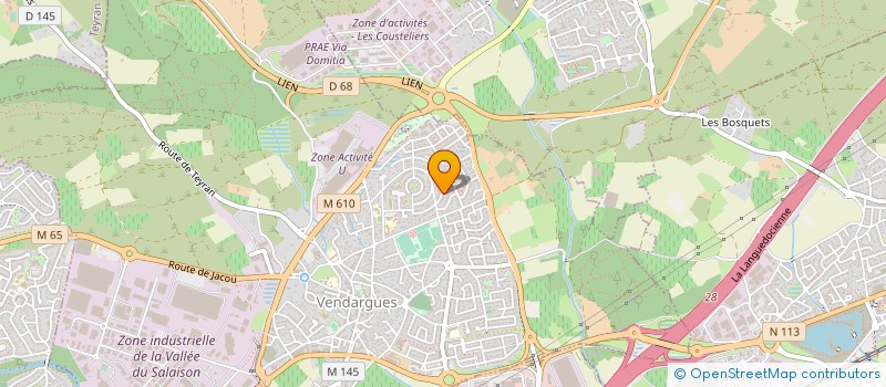 localisation de l'entreprise MONSIEUR WILFIRED TEDESCO à VENDARGUES