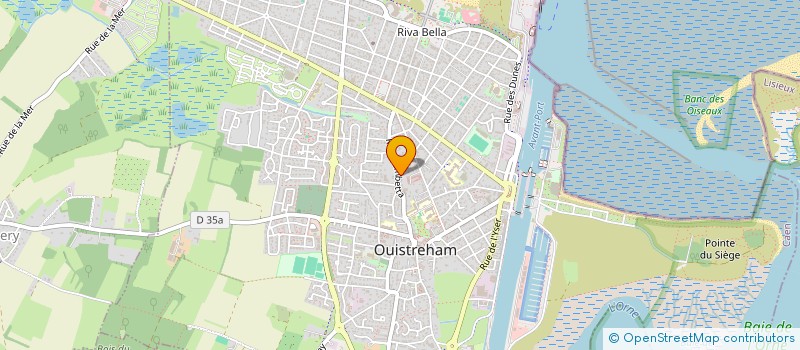 localisation de l'entreprise MONSIEUR WILFRED DJEULIEU  OUISTREHAM