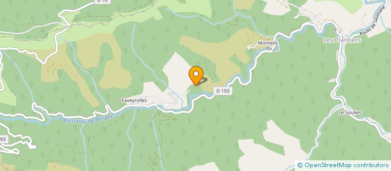 localisation de l'entreprise MONSIEUR WILFRID AFFAIRE  LES PLANTIERS