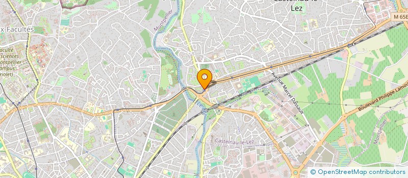 localisation de l'entreprise MONSIEUR WILFRID BEKALE  CASTELNAU-LE-LEZ