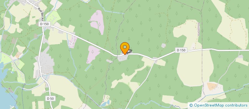 localisation de l'entreprise MONSIEUR WILFRID BIVORT  SOUSTONS