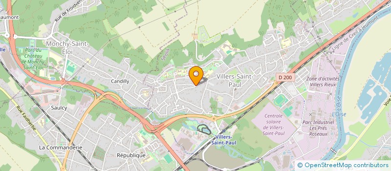 localisation de l'entreprise MONSIEUR WILFRID BOGARD  VILLERS-SAINT-PAUL