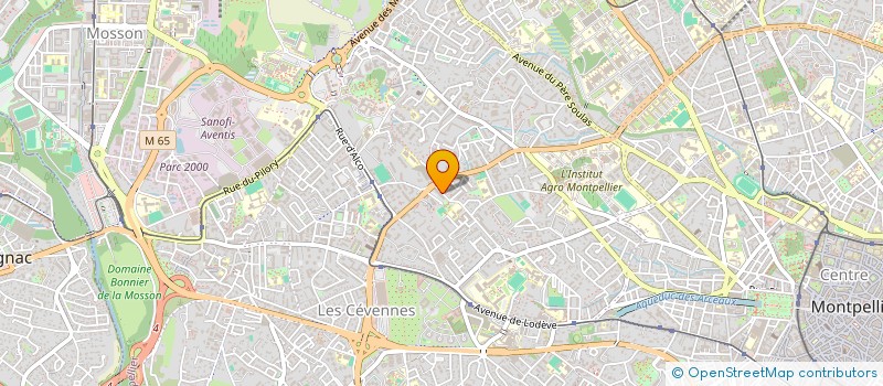 localisation de l'entreprise MONSIEUR WILFRID BORT à MONTPELLIER