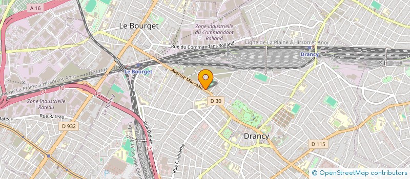 localisation de l'entreprise MONSIEUR WILFRID BRIE  DRANCY