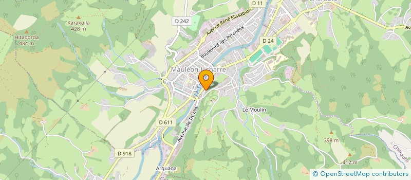 localisation de l'entreprise MONSIEUR WILFRID CHOPIN à BARCUS