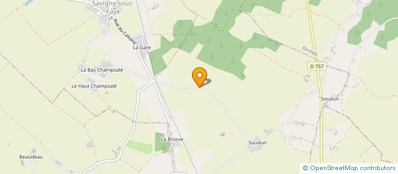 localisation de l'entreprise MONSIEUR WILFRID CLOEREC  SAVIGNY-SOUS-FAYE