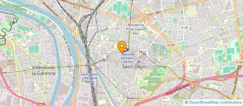 localisation de l'entreprise MONSIEUR WILFRID DACEUS à SAINT-DENIS