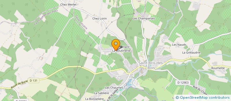 localisation de l'entreprise MONSIEUR WILFRID DAGNEAUX  SAINT-CESAIRE