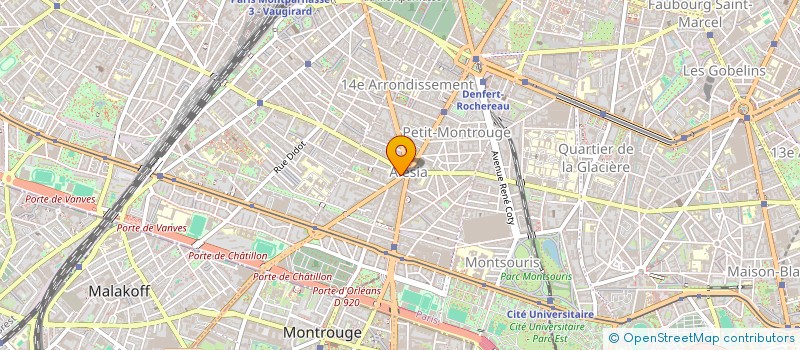 localisation de l'entreprise MONSIEUR WILFRID DESAUGE  PARIS