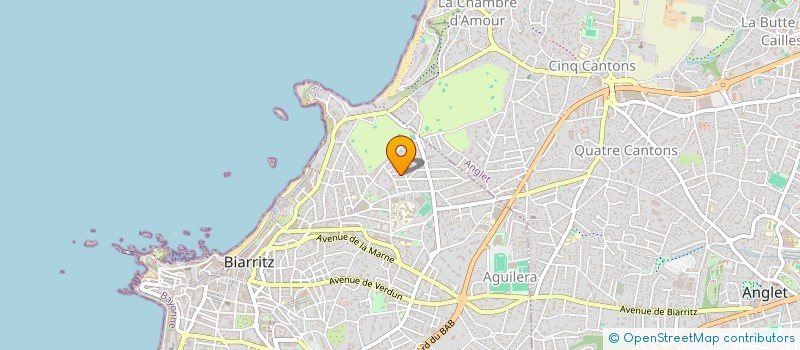 localisation de l'entreprise MONSIEUR WILFRID ETCHEVERRY à BIARRITZ