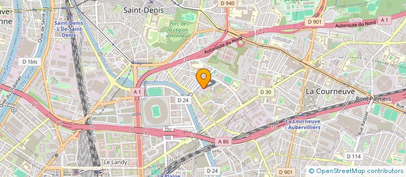 localisation de l'entreprise MONSIEUR WILFRID ETONDI  SAINT-DENIS