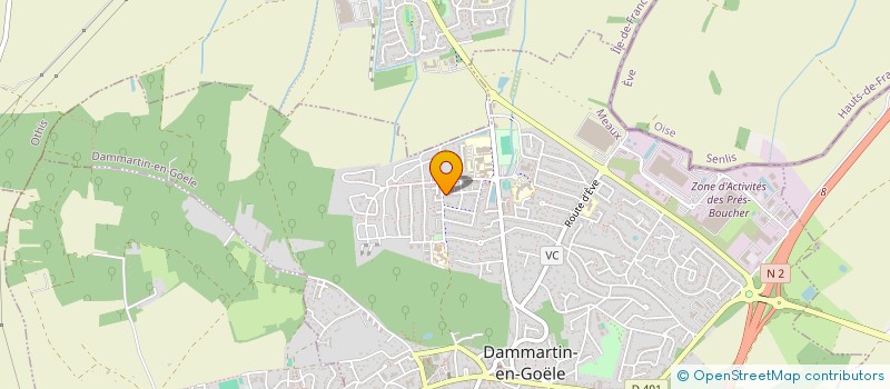 localisation de l'entreprise MONSIEUR WILFRID FOLIO  DAMMARTIN-EN-GOELE