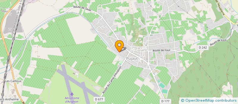 localisation de l'entreprise MONSIEUR WILFRID FRANCINI  PUJAUT