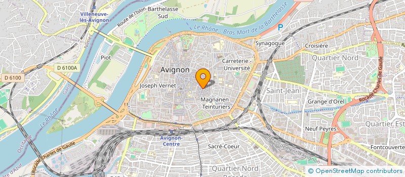 localisation de l'entreprise MONSIEUR WILFRID GERBAUD  AVIGNON