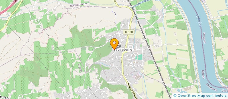 localisation de l'entreprise MONSIEUR WILFRID IMBERT  SAUVETERRE