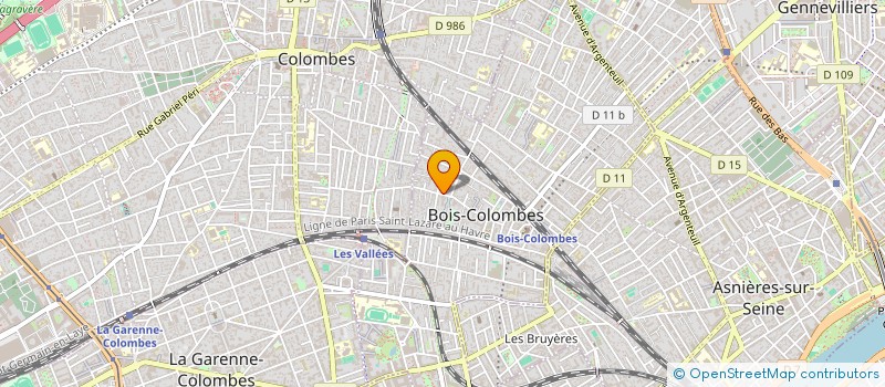 localisation de l'entreprise MONSIEUR WILFRID KAMTOH KAMDEM à BOIS-COLOMBES