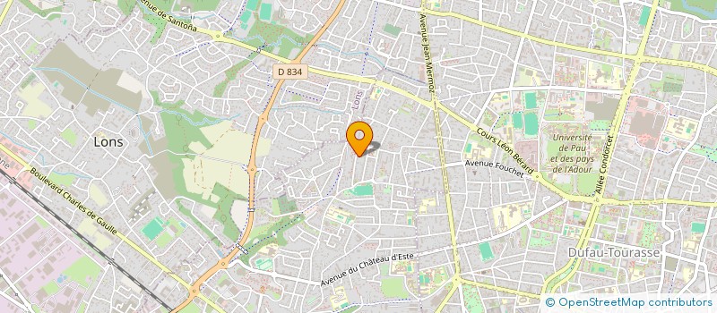 localisation de l'entreprise MONSIEUR WILFRID LABETA-CABALIER à BILLERE