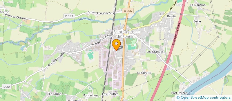 localisation de l'entreprise MONSIEUR WILFRID LAQUET  SAINT-GEORGES-DE-RENEINS