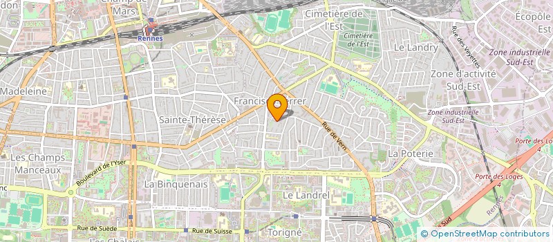 localisation de l'entreprise MONSIEUR WILFRID LECHEVREL  RENNES