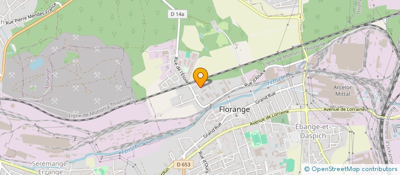 localisation de l'entreprise MONSIEUR WILFRID LEKEM FEZEU  FLORANGE