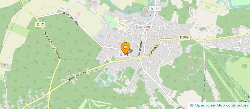 localisation de l'entreprise MONSIEUR WILFRID LEMEE  GOUVIEUX